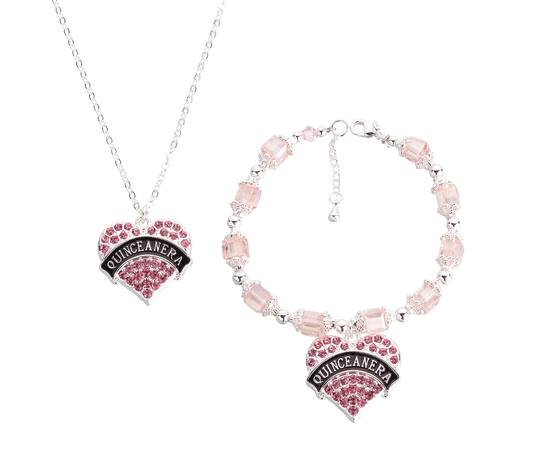 Lillian Rose Quinceañera Bracelet Necklace Set